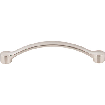 Elements, Belfast, 5 1/16" (128mm) Drill Center Curved Pull, Satin Nickel, alternate view