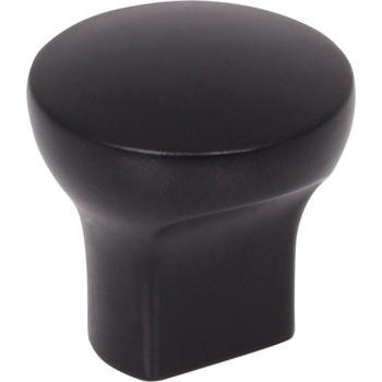 Elements, Brenton, 1" Round Knob, Matte Black