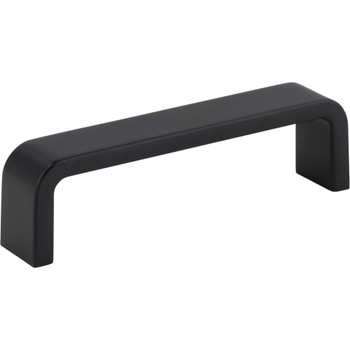 Elements, Asher, 3 3/4" (96mm) Straight Pull, Matte Black