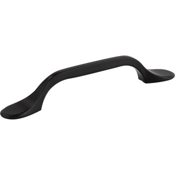 Elements, Kenner, 3 3/4" (96mm) Curved Pull, Matte Black