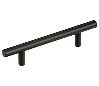 Amerock, Bar Pulls, 3 3/4" (96mm) Bar Pull, Black Bronze