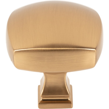 Jeffrey Alexander, Audrey, 1 3/8" Square Knob, Satin Bronze - alternate view 1