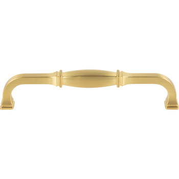 Jeffrey Alexander, Audrey, 6 5/16" (160mm) Curved Pull, Brushed Gold - alternate view 1