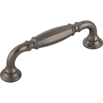 Top Knobs, Grace, Barrow, 3 3/4" (96mm) Straight Pull, Ash Gray - alt view 1