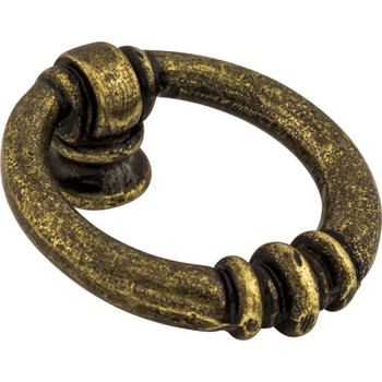 Top Knobs, Tuscany, Newton, 1 1/2" Ring Pull, German Bronze - alt view