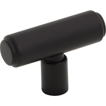 Top Knobs, Regent's Park, Clarence, 2" T-Knob, Flat Black - alt view