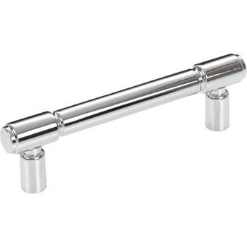 Top Knobs, Regent's Park, Clarence, 3 3/4" (96mm) Bar Pull, Polished Chrome - alt view