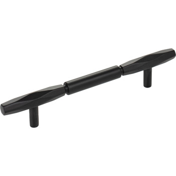 Top Knobs, Regent's Park, Kingsmill, 5 1/16" (128mm) Bar Pull, Flat Black - alt view