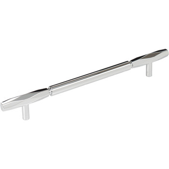 Top Knobs, Regent's Park, Kingsmill, 7 9/16" (192mm) Bar Pull, Polished Chrome - alt view