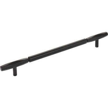 Top Knobs, Regent's Park, Kingsmill, 8 13/16" (224mm) Bar Pull, Flat Black - alt view