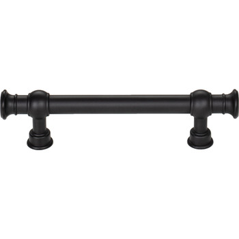 Top Knobs, Regent's Park, Ormonde, 3 3/4" (96mm) Bar Pull, Flat Black