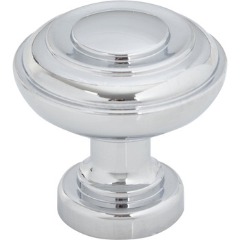 Top Knobs, Regent's Park, Ulster, 1 1/4" Round Knob, Polished Chrome