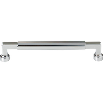 Top Knobs, Regent's Park, Cumberland, 6 5/16" (160mm) Straight Pull, Polished Chrome