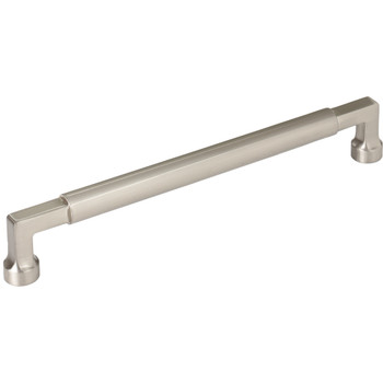 Top Knobs, Regent's Park, Cumberland, 7 9/16" (192mm) Straight Pull, Brushed Satin Nickel - alt view