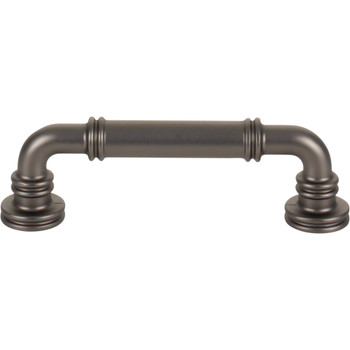 Top Knobs, Morris, Cranford, 3 3/4" (96mm) Straight Pull, Ash Gray