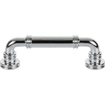 Top Knobs, Morris, Cranford, 3 3/4" (96mm) Straight Pull, Polished Chrome