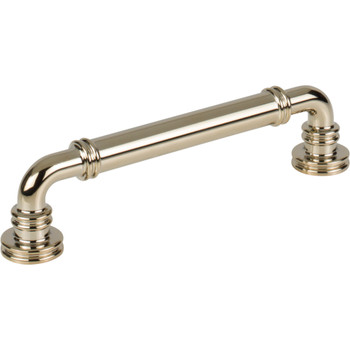 Top Knobs, Morris, Cranford, 5 1/16" (128mm) Straight Pull, Polished Nickel - alt view 1