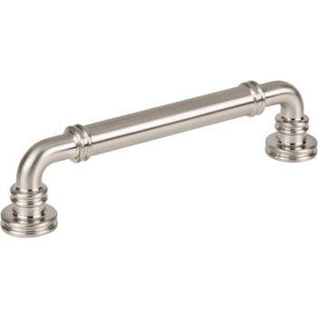 Top Knobs, Morris, Cranford, 5 1/16" (128mm) Straight Pull, Brushed Satin Nickel - alt view 1