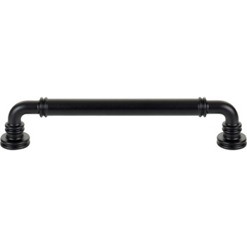 Top Knobs, Morris, Cranford, 6 5/16" (160mm) Straight Pull, Flat Black