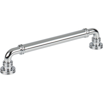Top Knobs, Morris, Cranford, 6 5/16" (160mm) Straight Pull, Polished Chrome -alt view 1
