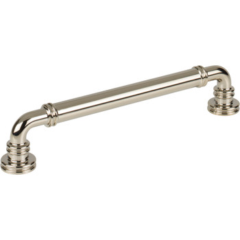 Top Knobs, Morris, Cranford, 6 5/16" (160mm) Straight Pull, Polished Nickel - alt view 1