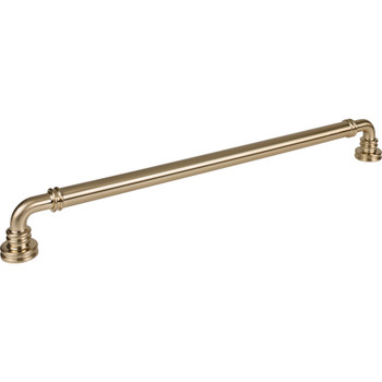 Top Knobs, Morris, Cranford, 18" Straight Appliance Pull, Honey Bronze - alt view 1