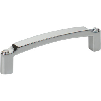 Top Knobs, Morris, Haddonfield, 5 1/16" (128mm) Curved Pull, Polished Chrome - alt view 1