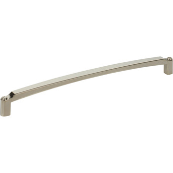 Top Knobs, Morris, Haddonfield, 12" (305mm) Curved Pull, Polished Nickel - alt view 1