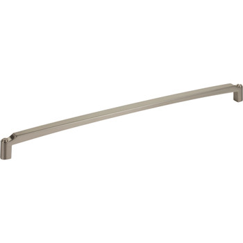 Top Knobs, Morris, Haddonfield, 12" (305mm) Curved Appliance Pull, Brushed Satin Nickel - alt view 1