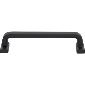 Top Knobs, Morris, Harrison, 5 1/16" (128mm) Straight Pull, Flat Black