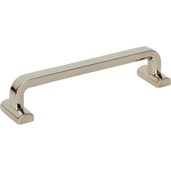 Top Knobs, Morris, Harrison, 5 1/16" (128mm) Straight Pull, Polished Nickel - alt view 1