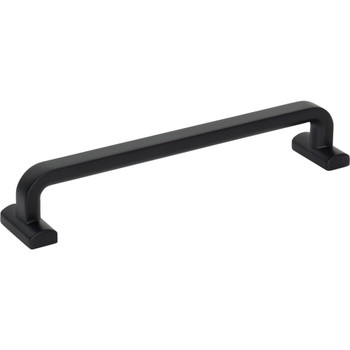 Top Knobs, Morris, Harrison, 6 5/16" (160mm) Straight Pull, Flat Black - alt view 1