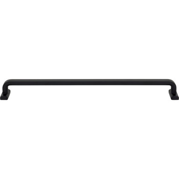 Top Knobs, Morris, Harrison, 12" (305mm) Straight Pull, Flat Black