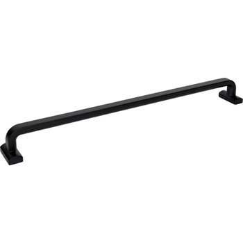 Top Knobs, Morris, Harrison, 18" Straight Appliance Pull, Flat Black - alt view 1