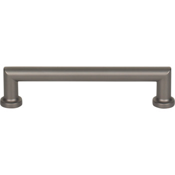 Top Knobs, Morris, Morris, 5 1/16" (128mm) Straight Pull, Ash Gray