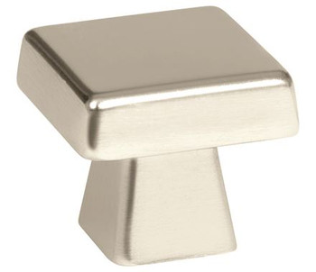 Amerock, Blackrock, 1 3/16" (30mm) Square Knob, Polished Nickel