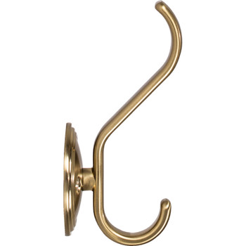 Top Knobs, Ryland Hooks, Reeded, 4 11/16" Hook, Honey Bronze - alt view