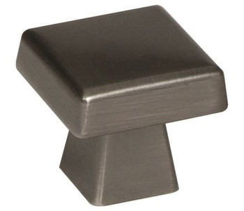 Amerock, Blackrock, 1 1/2" (38mm) Square Knob, Gunmetal