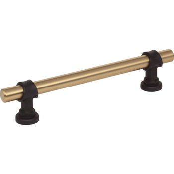 Top Knobs, Dakota, Bit, 5 1/16" (128mm) Bar Pull, Honey Bronze and Flat Black - alt view