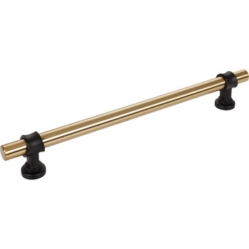 Top Knobs, Dakota, Bit, 12" (305mm) Bar Appliance Pull, Honey Bronze and Flat Black - alt view