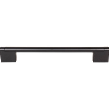 Top Knobs, Bar Pulls, Princetonian, 24" Straight Appliance Pull, Flat Black