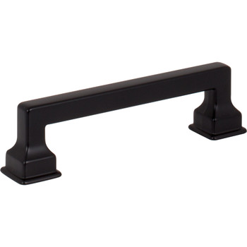 Atlas Homewares, Erika, 3 3/4" (96mm) Straight Pull, Matte Black - alt view