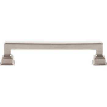 Atlas Homewares, Erika, 5 1/16" (128mm) Straight Pull, Brushed Nickel