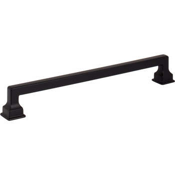 Atlas Homewares, Erika, 7 9/16" (192mm) Straight Pull, Matte Black - alt view