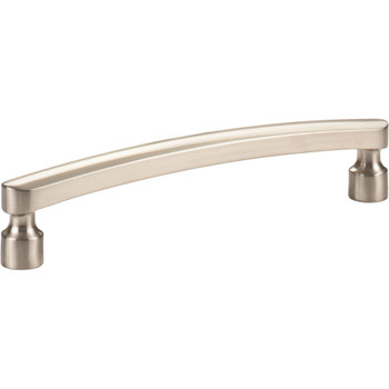 Atlas Homewares, Lennox, 5 1/16" (128mm) Curved Pull, Brushed Nickel - alt view