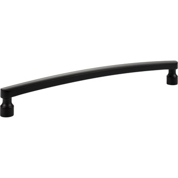 Atlas Homewares, Lennox, 18" Curved Appliance Pull, Matte Black - alt view