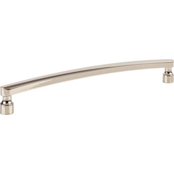 Atlas Homewares, Lennox, 18" Curved Appliance Pull, Polished Nickel - alt view