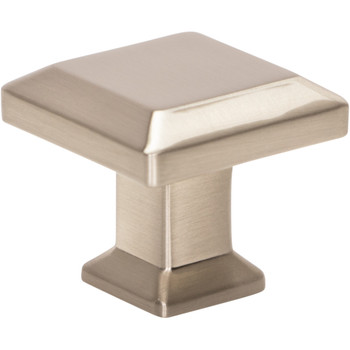 Atlas Homewares, Sweetbriar Lane, 1 1/4" Square Knob, Brushed Nickel - alt view