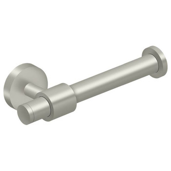 Deltana, BBS Series, Single Post L Toilet Paper Holder, Satin Nickel