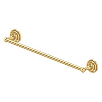 Deltana, R Series, 24" Towel Bar, Lifetime Polished Brass